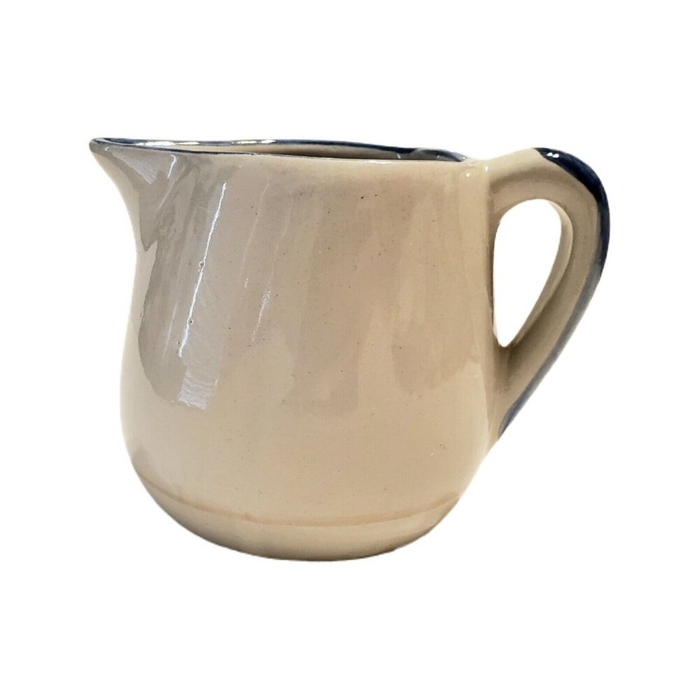 Louisville Stoneware Pottery Pitcher Creamer Sailboat Gravy Syrup Nautical USA - Picture 3 of 10